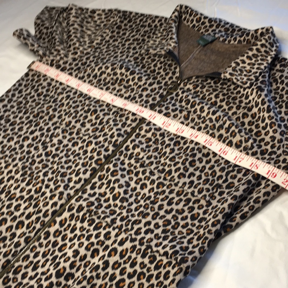 wild fable Leopard-Print Short-Sleeve Jumpsuit in Black & Cream - Picture 9 of 10